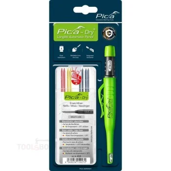 Резервни стифтове - PICA, за Pica-Dry, 4 графитни + 2 червени + 2 жълти, Ø2,8 мм, 8 броя, 4020