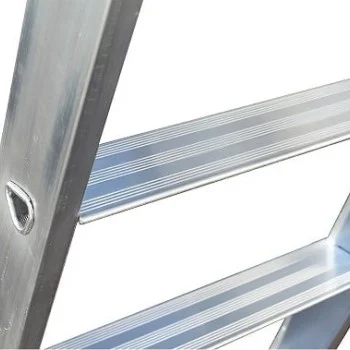 Двустранна алуминиева стълба STS A04ANP/250 PROFI 2x10, 2,43 м, 150 кг