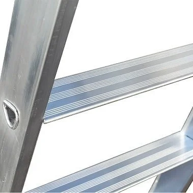 Двустранна алуминиева стълба STS A04ANP/300 PROFI 2x12, 2,90 м, 150 кг