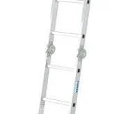 Двойна алуминиева стълба с панта Krause TRIMATIC 2x6, 150 кг, 129901