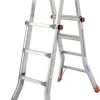 Телескопична алуминиева стълба Krause TELE MATIC 4x4, 150 кг, 129956