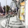 Телескопична алуминиева стълба Krause TELE VARIO 4x5, 150 кг, 129987