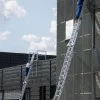 Трисекционна алуминиева стълба Krause STABILO 3x12 с широки стъпала 80 мм на третото рамо, 150 кг, 131676