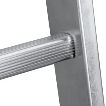 Едносекционна алуминиева стълба STS B02B/300 1x11, 3,10 м, 150 кг