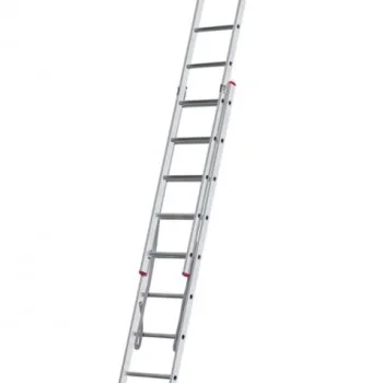 Двусекционна алуминиева стълба STS B10B2/250 2x9, 150 кг