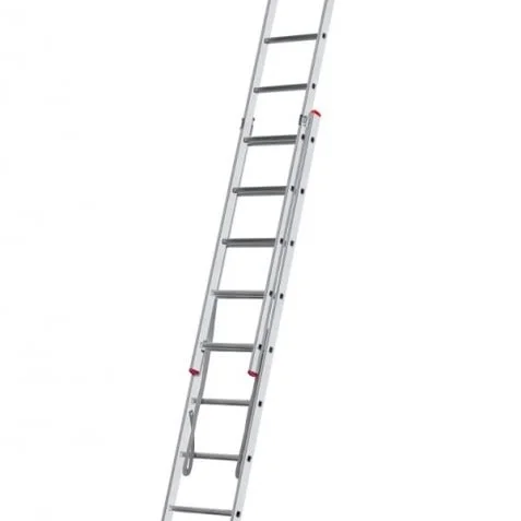 Двусекционна алуминиева стълба STS B10B2/250 2x9, 150 кг