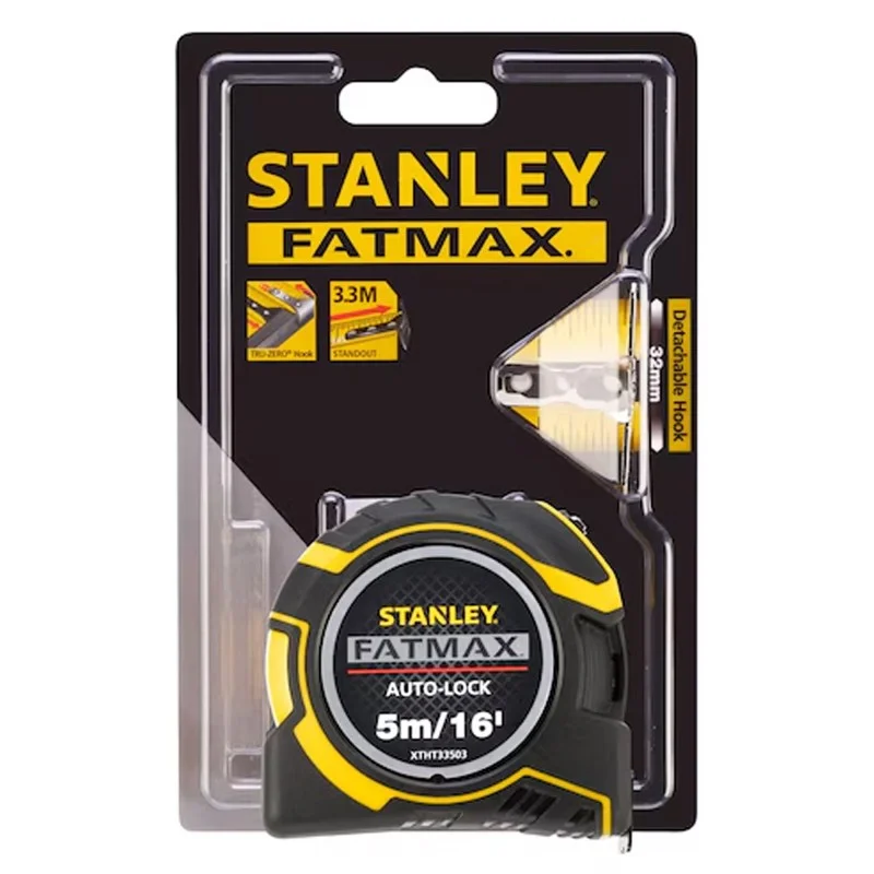 Гумирана ролетка Stanley FATMAX PRO Auto-Lock 5 м / 16′, 32 мм, XTHT0-33503