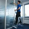 Двустранна алуминиева стълба Krause STABILO Стояща 2x4, 1,05 м, 150 кг, 124722