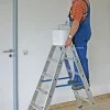 Двустранна алуминиева стълба Krause STABILO Стояща 2x5, 1,30 м, 150 кг, 124739