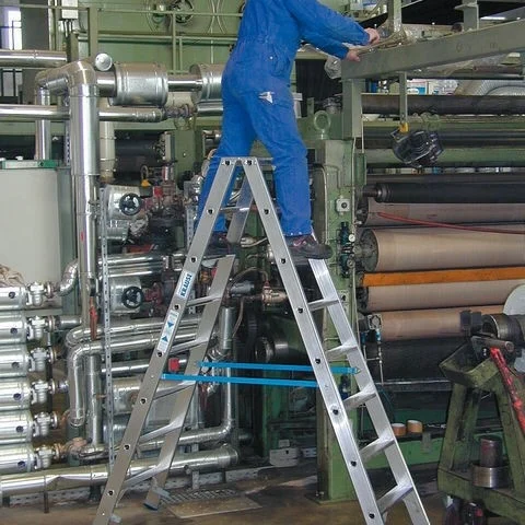 Двустранна алуминиева стълба Krause STABILO Стояща 2x8, 2,05 м, 150 кг, 124760