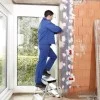 Двустранна алуминиева стълба Krause TREPPO 2x3 с широки стъпала 125 мм, 0,65 м, 150 кг, 126030
