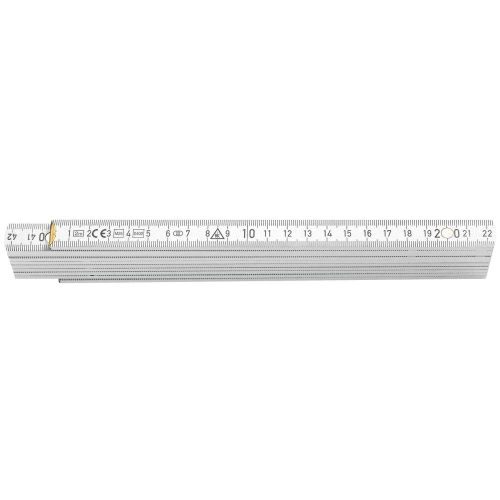 Wooden Folding Rule - Sola PBM 2/10W, 2 m, with Angle Scale, 53360633