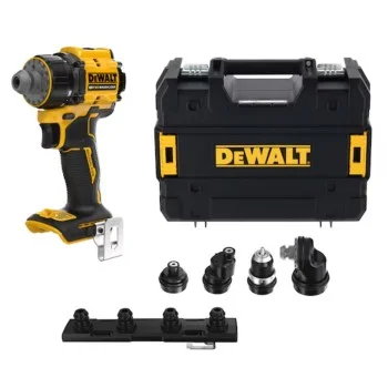 Акумулаторен винтоверт - DeWALT DCD803NT, 18 V XR, безчетков, 4 сменяеми глави, без батерия, T STAK