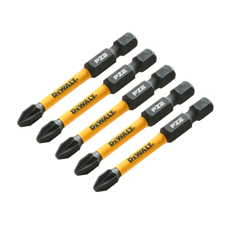 DeWalt EXTREME IMPACT PZ2 Bits, 50 mm, 5 Pieces, DT7391T-QZ