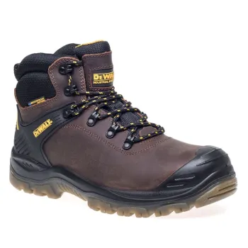 DeWalt Newark Brown Buffalo Safety Footwear, Size 41, DWF50140-133-7