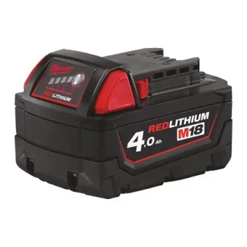 Акумулаторна батерия - Milwaukee, M18 B4, 18V, 4,0 Ah, REDLITHIUM-ION, 4932430063