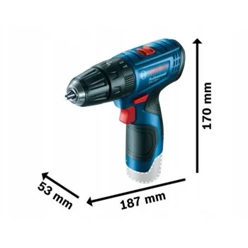 Cordless Impact Drill Driver Bosch GSB 120-LI Professional, 12 V, 30 Nm, 2 x 2.0 Ah, Case