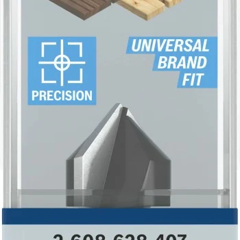 Фрезер за V-канали - Bosch PRO, 90°, Ø16 мм, опашка 8 мм, 2608628407