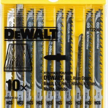 Комплект ножове за прободен трион - DeWalt, XPC, 10 части, DT2290-QZ