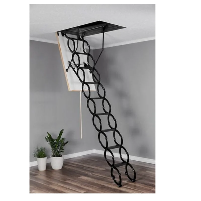 Таванска стълба хармоника Oman FLEX TERMO METAL BOX, отвор 90x70 см