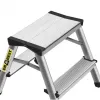 Двустранна алуминиева стълба Drabest 2x2, 0,40 м, 125 кг