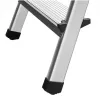 Двустранна алуминиева стълба Drabest 2x2, 0,40 м, 125 кг