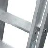Трисекционна алуминиева стълба Krause STABILO 3x8 с широки стъпала 80 мм на третото рамо, 150 кг, 131652