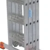Многофункционална сгъваема стълба с платформа Krause MULTIMATIC 4x3, 1,00 / 1,80 / 3,55 м, 150 кг, 120687