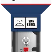 Trapezoid Blades - Bosch, 61.5 x 19 mm, SK5, 10 pcs, 1600A03AX7