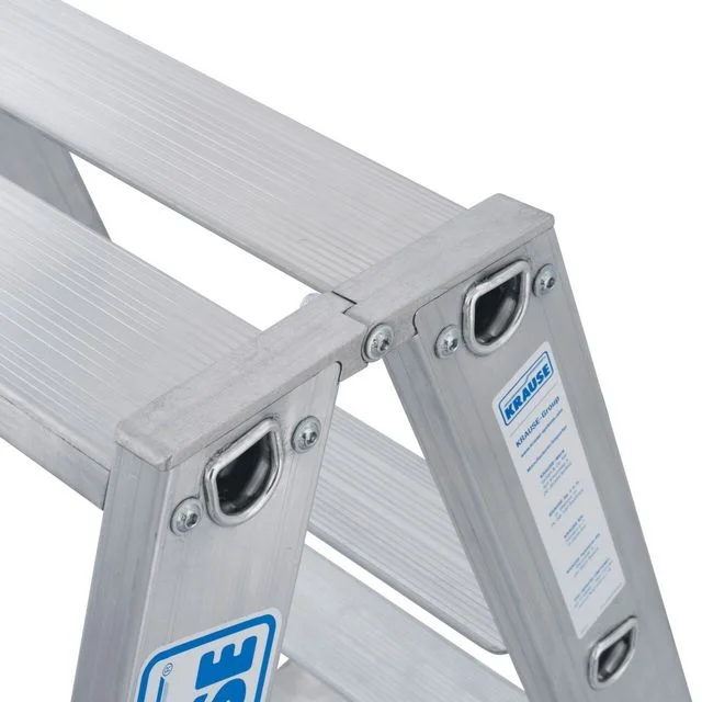 Двустранна алуминиева стълба Krause STABILO Стояща 2x12, 3,05 м, 150 кг, 124784