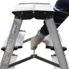 Двустранна алуминиева стълба Krause TREPPO 2x3 с широки стъпала 125 мм, 0,65 м, 150 кг, 126030