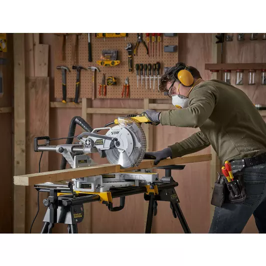 STANLEY SM1800 Sliding Mitre Saw, 254 mm, 1800 W