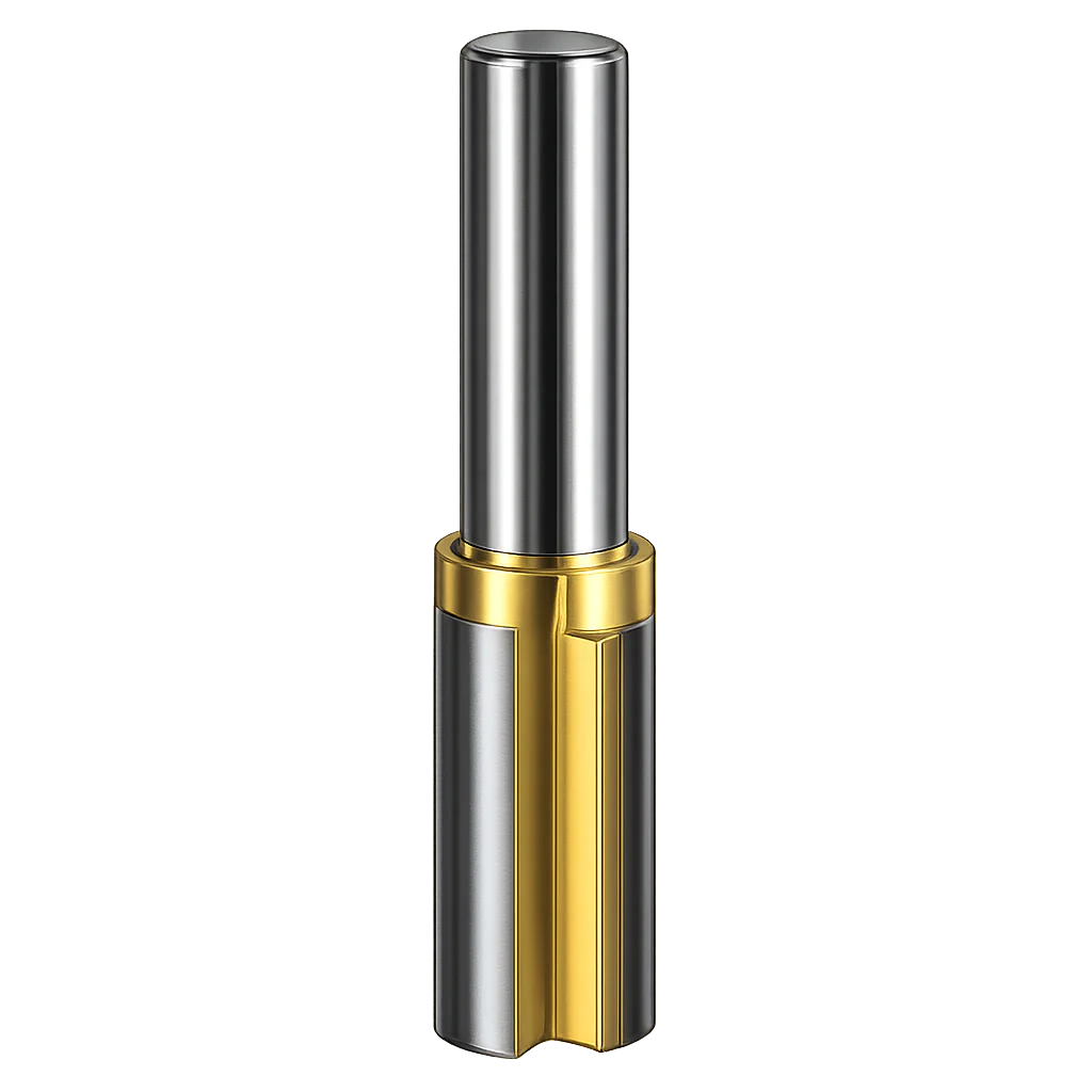 Straight milling cutter for overmilling