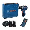 Bosch PRO GSR12V-31 Cordless Drill Driver, 12V, 31 Nm, 2x2.0 Ah, charger, case and 11 bits
