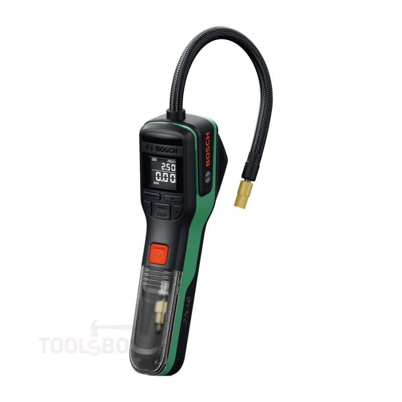 Cordless Mini Compressor (Air Pump) - Bosch PNEO, 3.6 V, 10.3 bar, 10 l/min, 3.0 Ah Battery, 0603947500