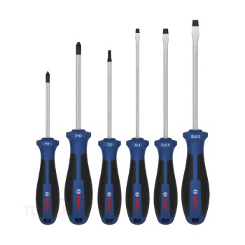 Комплект отвертки Bosch Professional 1600A039PJ, PH/TX/SL, 6 части