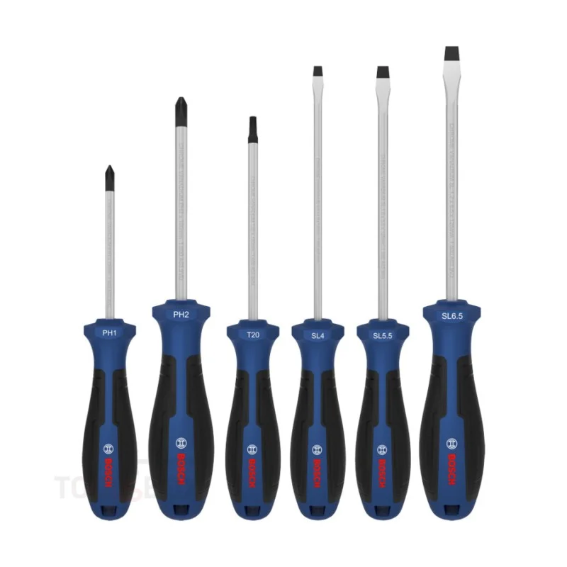 Screwdriver Set Bosch Professional 1600A039PJ, PH/TX/SL, 6 pcs