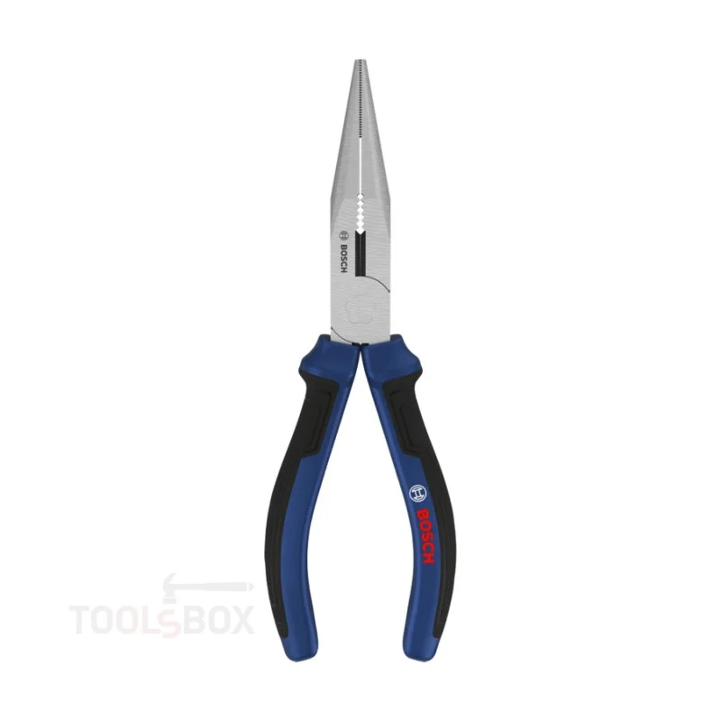 Long-Nose Pliers Bosch Professional 1600A039RE, 180 mm, Chrome Vanadium