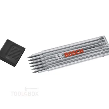 Резервни графити за молив - Bosch, HB, Ø2,8 мм, 6 броя, 1600A03AL4