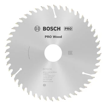 Circular Saw Blade - Bosch PRO Wood, 165 x 30 mm, 48 teeth, fine cut, 2608641175
