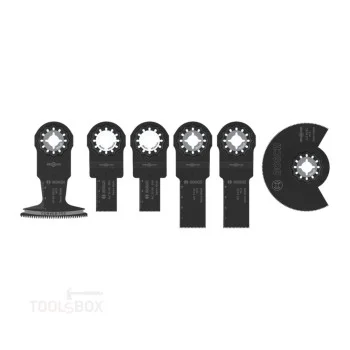 Bosch Starlock Multi-Tool Blade Set, 6 Pieces, 2608669334