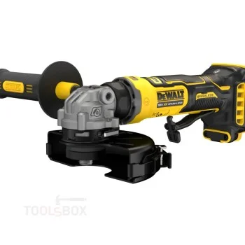 Акумулаторен ъглошлайф - DeWALT, 18V XR, 125 мм, безчетков, само тяло, DCG404N-XJ