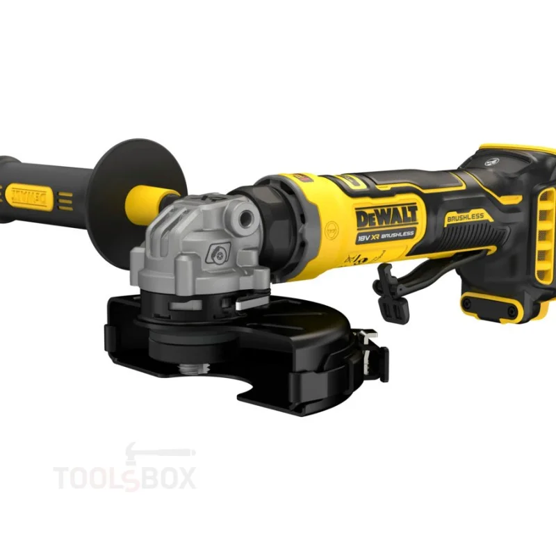 Акумулаторен ъглошлайф - DeWALT, 18V XR, 125 мм, безчетков, само тяло, DCG404N-XJ