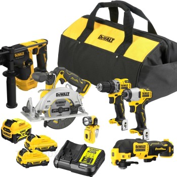 Комплект акумулаторни машини - DeWALT, 12 V XR, 6 части, DCK611P1D2-QW