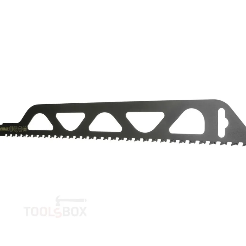 Карбиден нож за саблен трион - DeWALT DT2422-QZ, 457 мм, 2 TPI, за газобетон и камък, 1 бр.