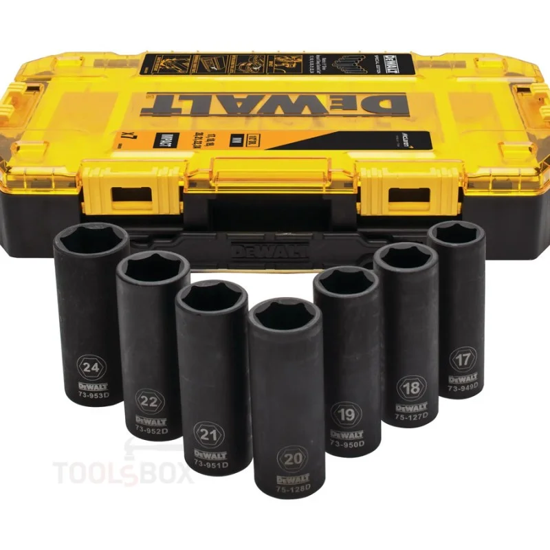 Deep Impact Socket Set - DeWALT McLaren F1 Team, 1/2