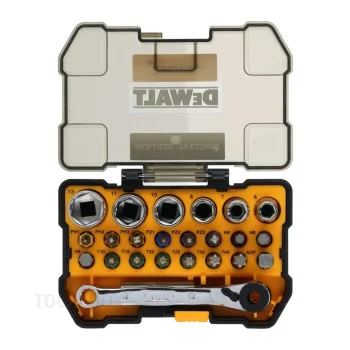 Bit and Socket Set with Ratchet - DeWALT McLaren F1 Team, 1/4