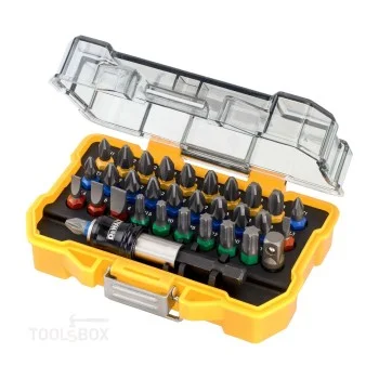 DeWalt Screwdriver Bit Set, 32 Pieces, with Magnetic Holder, DT71562