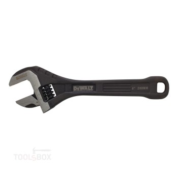 Гаечен ключ - DeWalt, регулиращ се, изцяло стоманен, 200 мм, DWHT80267-0