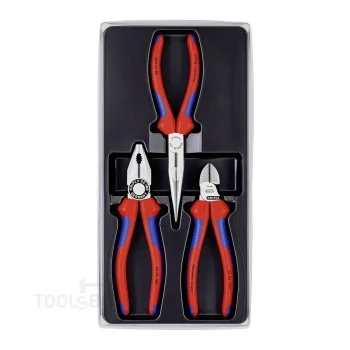 Комплект клещи - Knipex, 3 части, 03 02 180 + 26 12 200 + 70 02 160, 00 20 11